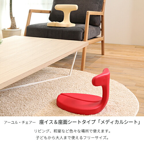 楽天市場】アーユル・チェアー メディカルシート 座椅子＆座面シート