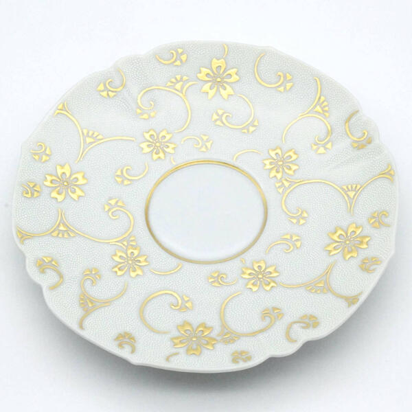 楽天市場】仲田錦玉 九谷焼四つ割輪花コーヒー碗皿（カップ＆ソーサー