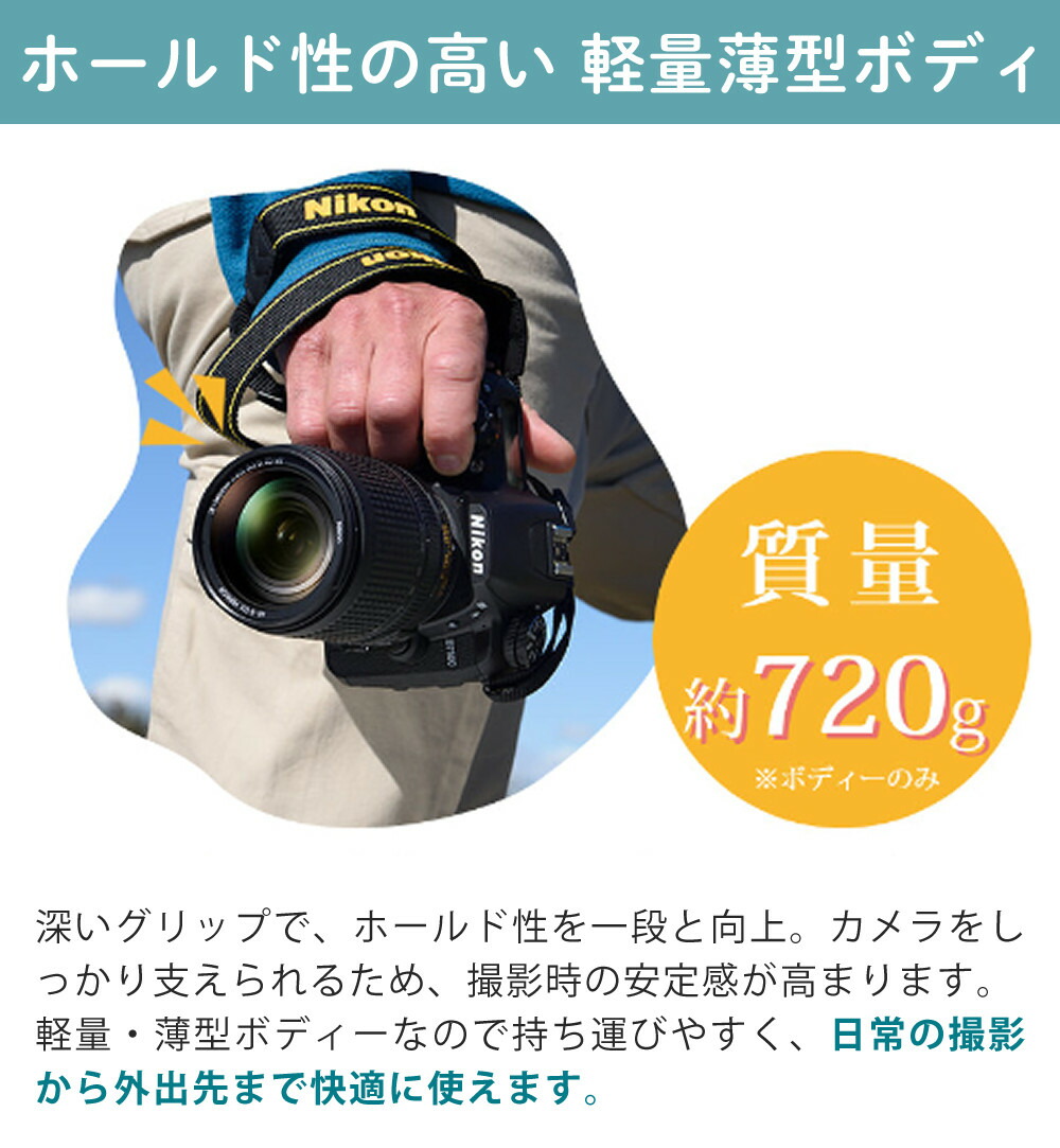 楽天市場】ニコン デジタル一眼レフカメラ D7500 レンズキット AF-S DX