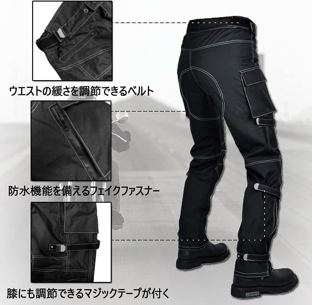 楽天市場】バイク用パンツ メンズ ライディングパンツ プロテクター