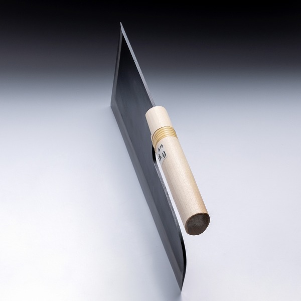 楽天市場】左利き用 そば切り包丁 片刃 300mm 安来白紙鋼 黒打ち仕上げ