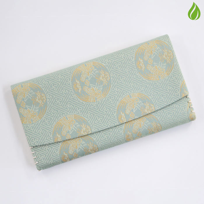 楽天市場】茶道具 名物裂 三ツ折（懐紙入） 紗綾形鶴丸文様 （さやがた