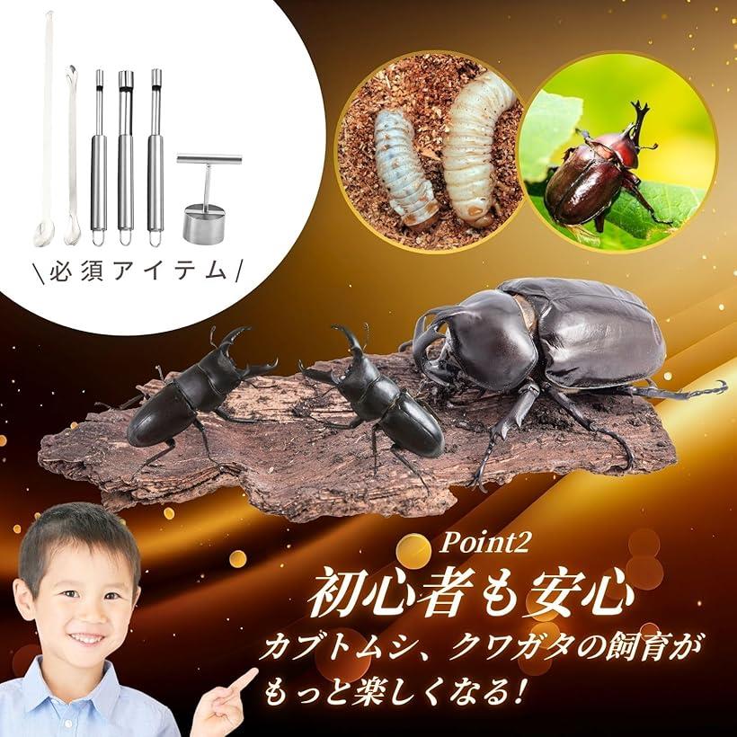 楽天市場】カブトムシ クワガタ 幼虫 菌糸ビン 幼虫入れ替え スプーン
