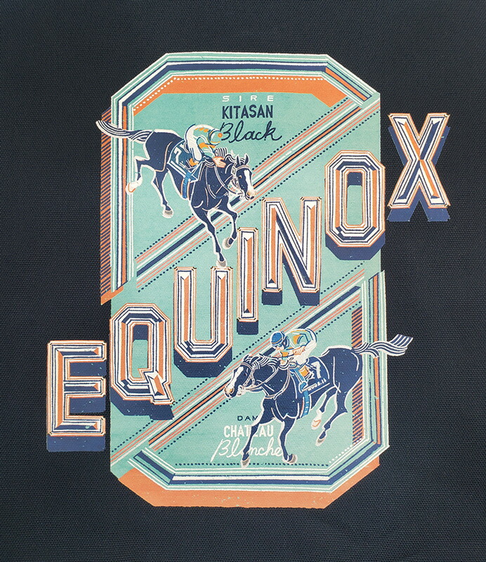 楽天市場】競走馬イクイノックスのトートバッグ：ネイビー