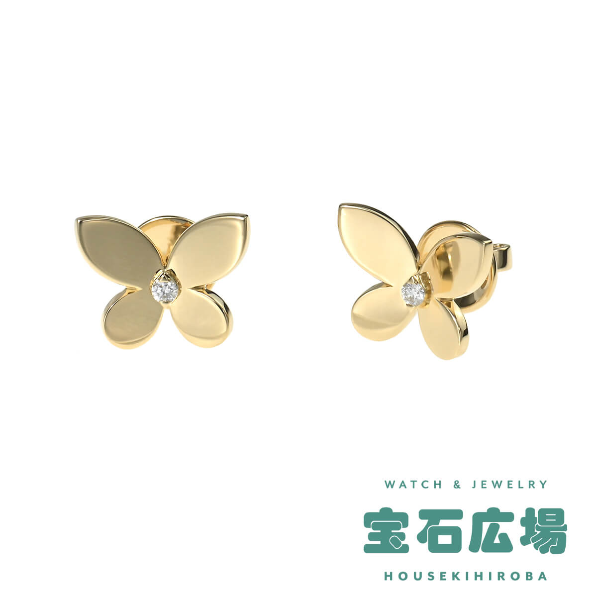 楽天市場】グラフ GRAFF ミニバタフライ 1Pダイヤ スタッドピアス