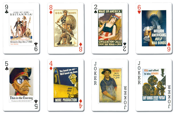 楽天市場】ビンテージトランプ【アメリカ プロパガンダ・ポスター（第