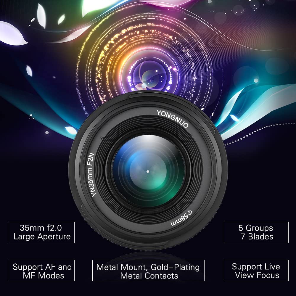 楽天市場】【正規品 純正品3ヶ月保証！！】YN 35mm F2 単焦点レンズ