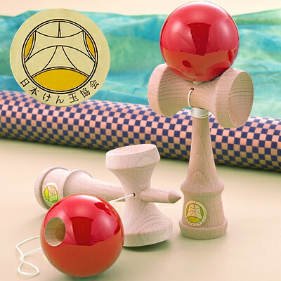 楽天市場】日本けん玉協会認定 昔なつかし けん玉2個セット 天然木