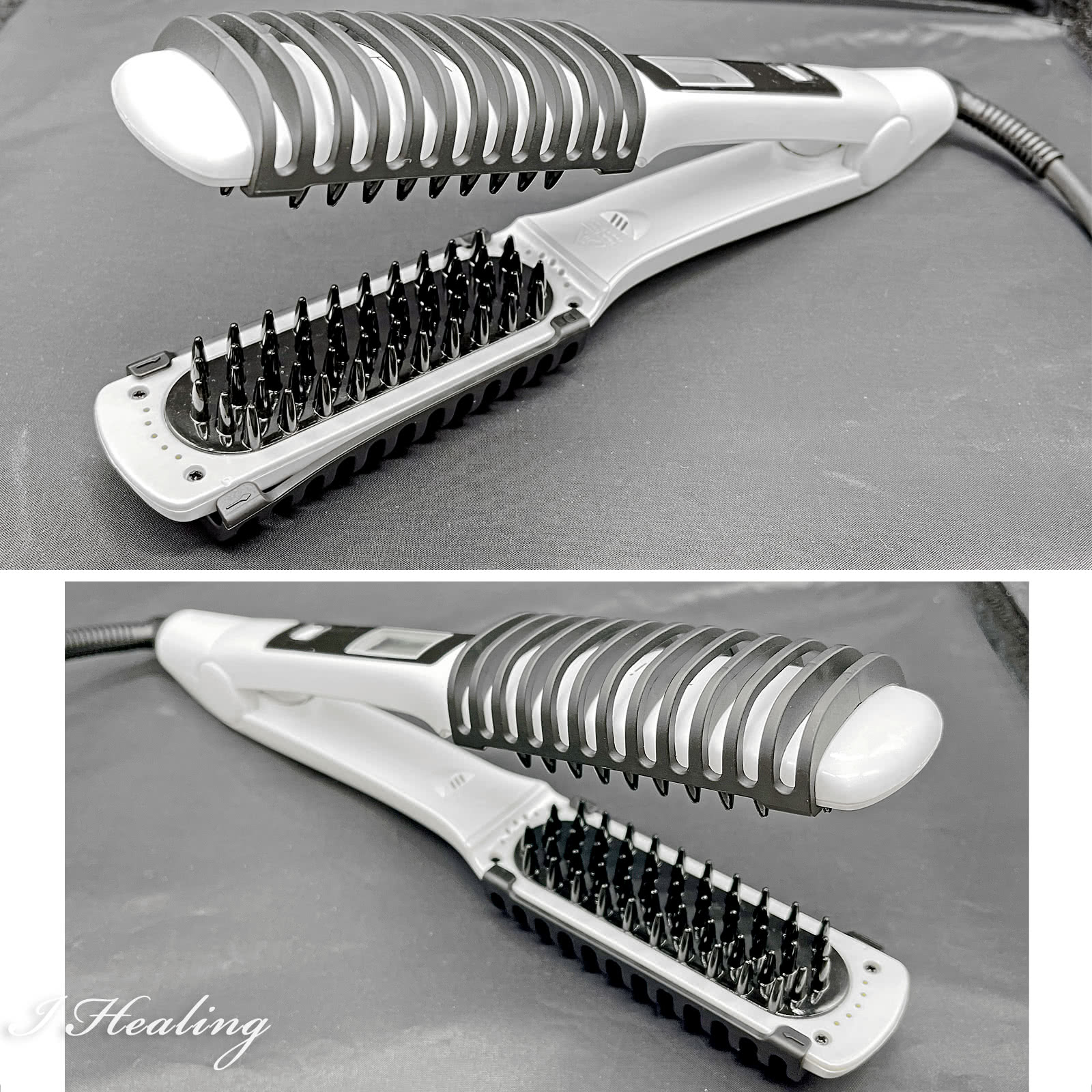 楽天市場】Twinアイロン ホワイト 髪を梳かすようにスタイリング