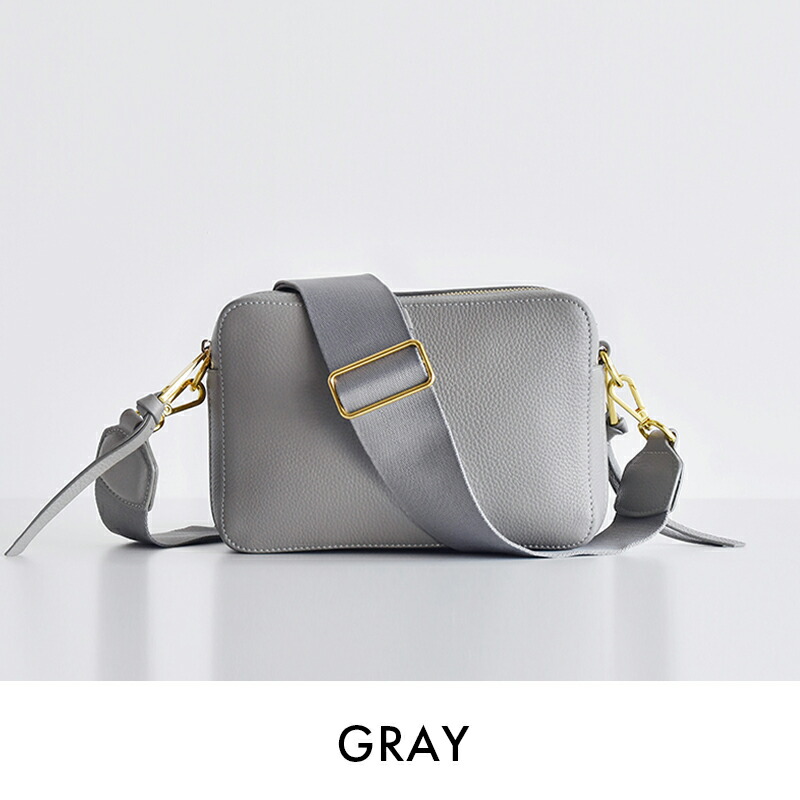 楽天市場】本革 ショルダーバッグ 斜めがけ ダブルジッパー レディース