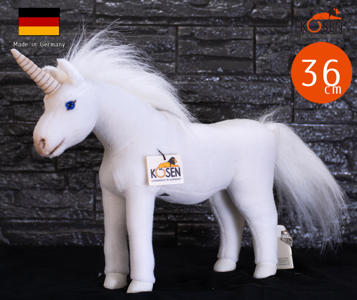 楽天市場】ケーセン ぬいぐるみ Kosen ユニコーン 36cm Einhorn