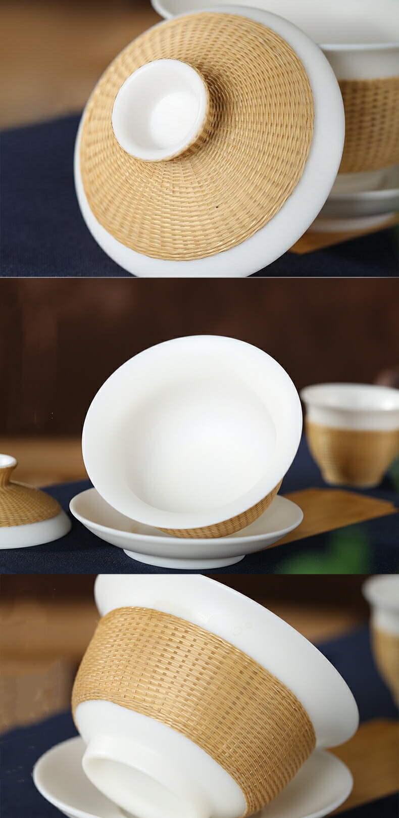 楽天市場】清境Craft 伝統工芸 竹細工 蓋物 蓋付碗 竹編み 珍味入れ 宝