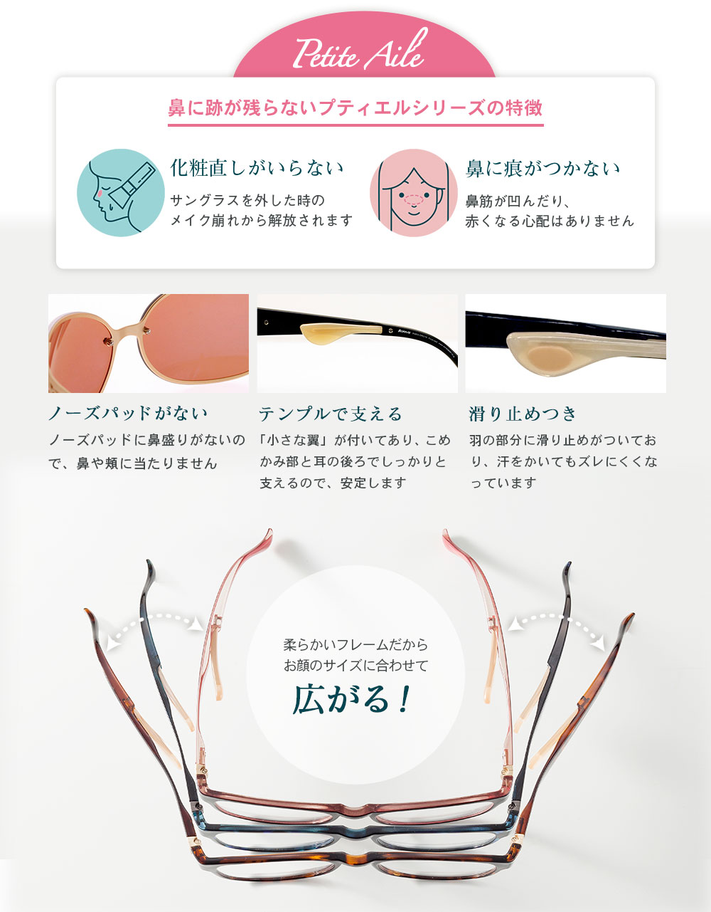 楽天市場】IZONE NEW YORK Petite Aile サングラス レディース 偏光 UV