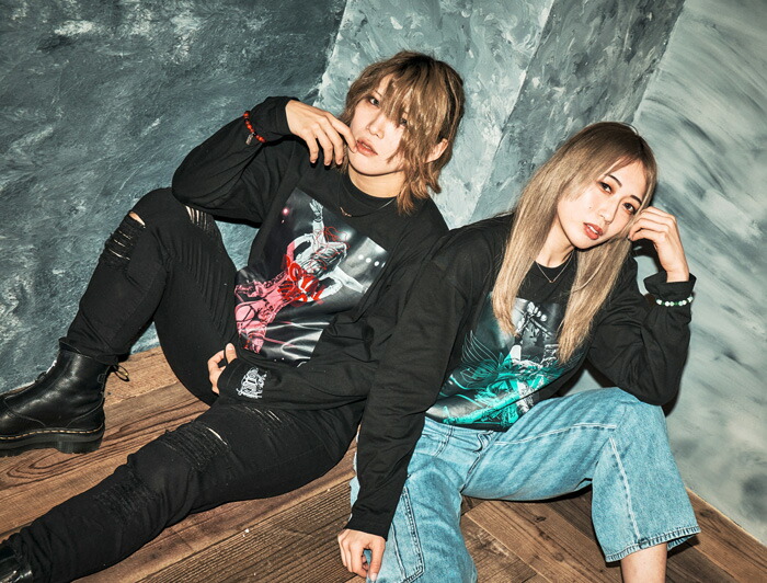 楽天市場】HTML ZERO3×STARDOM 林下詩美 上谷沙弥 コラボ ロンT T