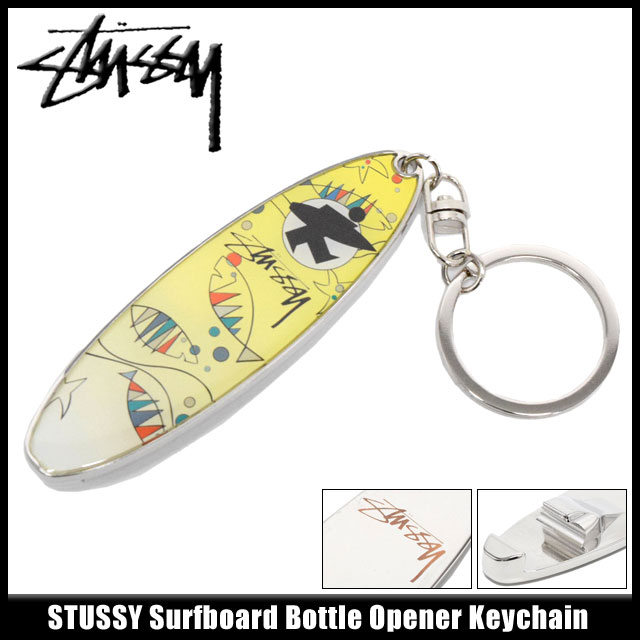 楽天市場】ステューシー STUSSY Surfboard Bottle Opener キーホルダー