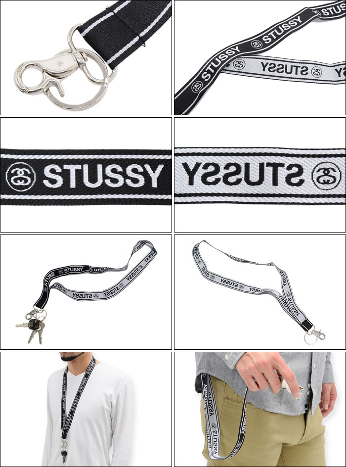 楽天市場】ステューシー STUSSY ネックストラップ Stussy Jacquard
