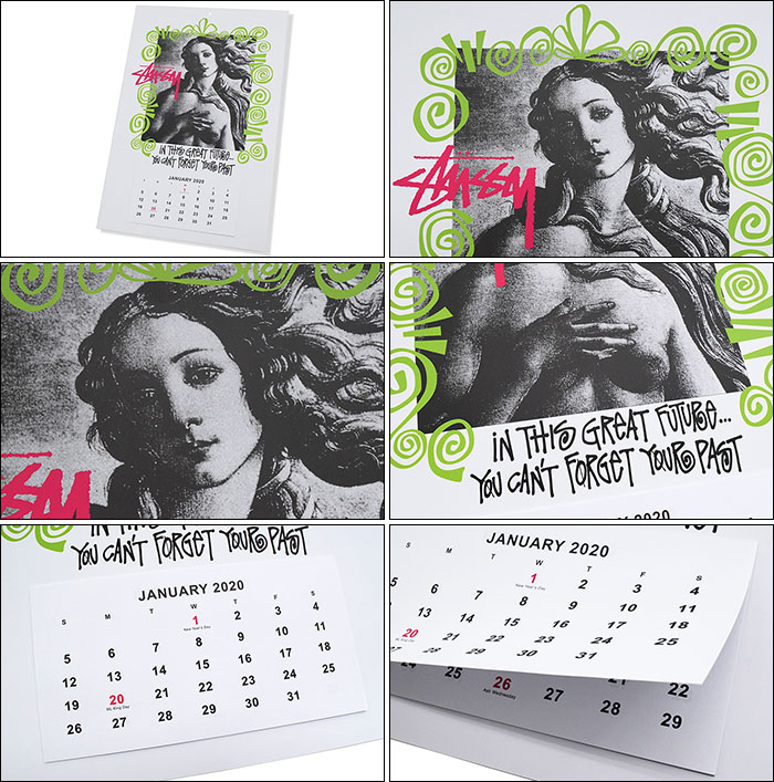 楽天市場】ステューシー STUSSY カレンダー Stussy 2020 ( stussy