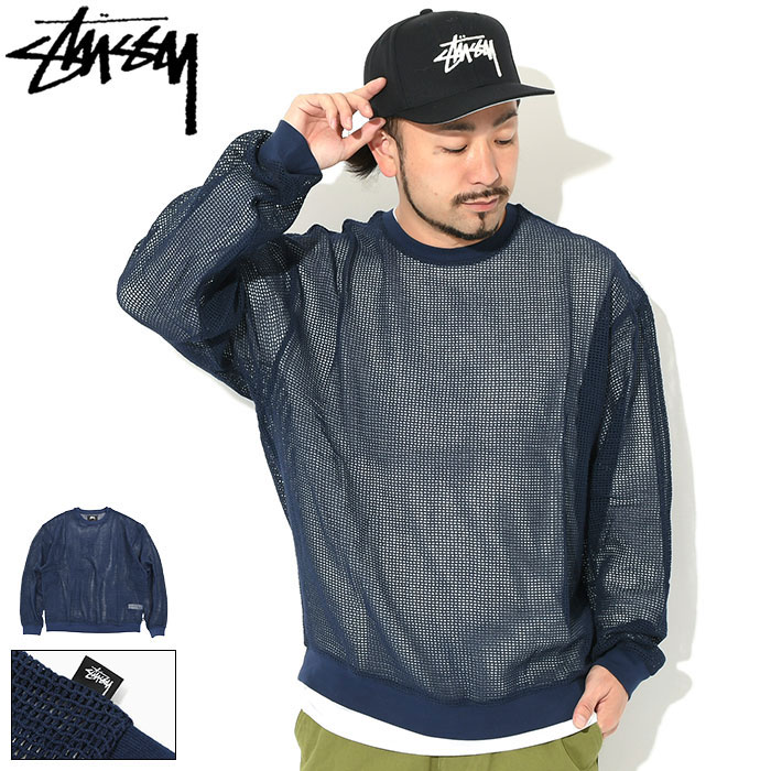 楽天市場】ステューシー STUSSY カットソー 長袖 メンズ Cotton Mesh