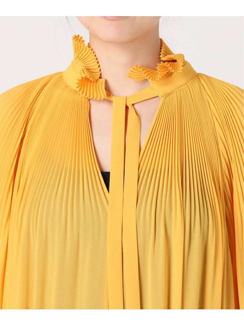 楽天市場】【L'UNE/リュンヌ】別注プリーツフリルブラウス VERMEIL par