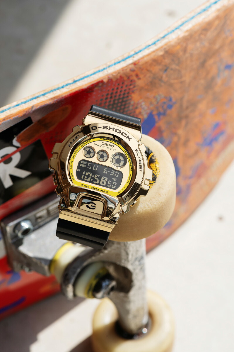 楽天市場】カシオ Gショック オリジン 6900 メタルカバー ゴールド