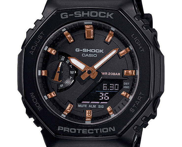 楽天市場】G-SHOCK ミッドサイズ ブラック＆ゴールド GMA-S2100-1AJF