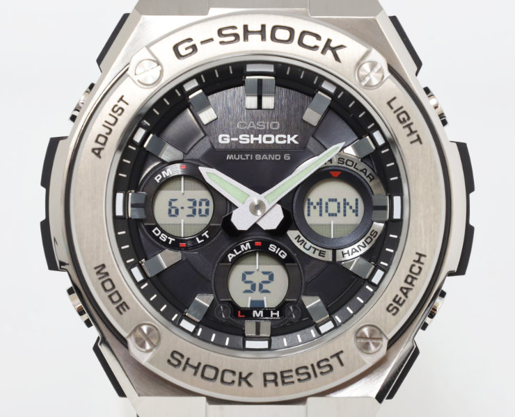 楽天市場】G-SHOCK G-STEEL Gショック 電波 ソーラー GST-W110-1AJF