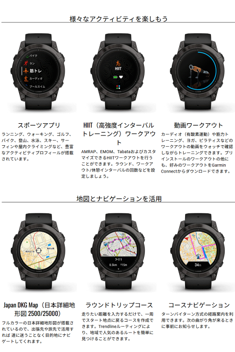 楽天市場】GPSスマートウォッチ ガーミン GARMIN epix Pro (Gen 2