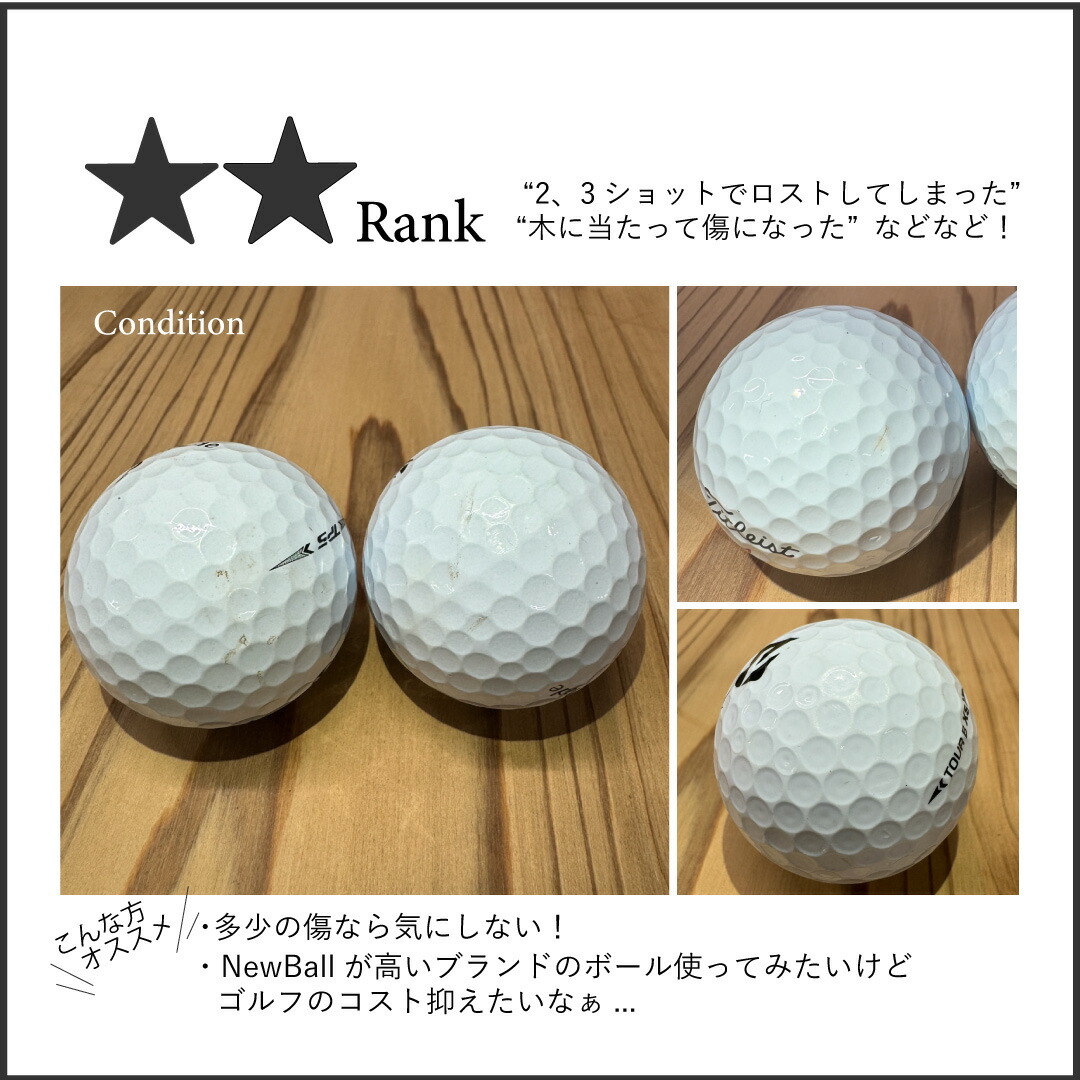 楽天市場】ゴルフボール ロストボール TaylorMade テーラーメイド TP5