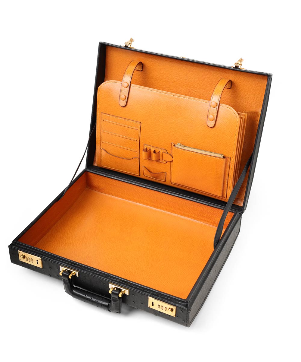 楽天市場】イケテイ所蔵 総手縫 オーストリッチ レザー