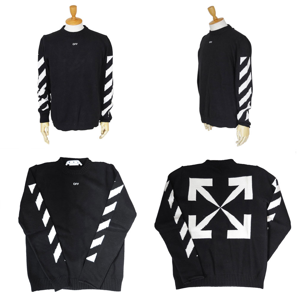 楽天市場】オフホワイト ニット セーター メンズ トレーナー プル
