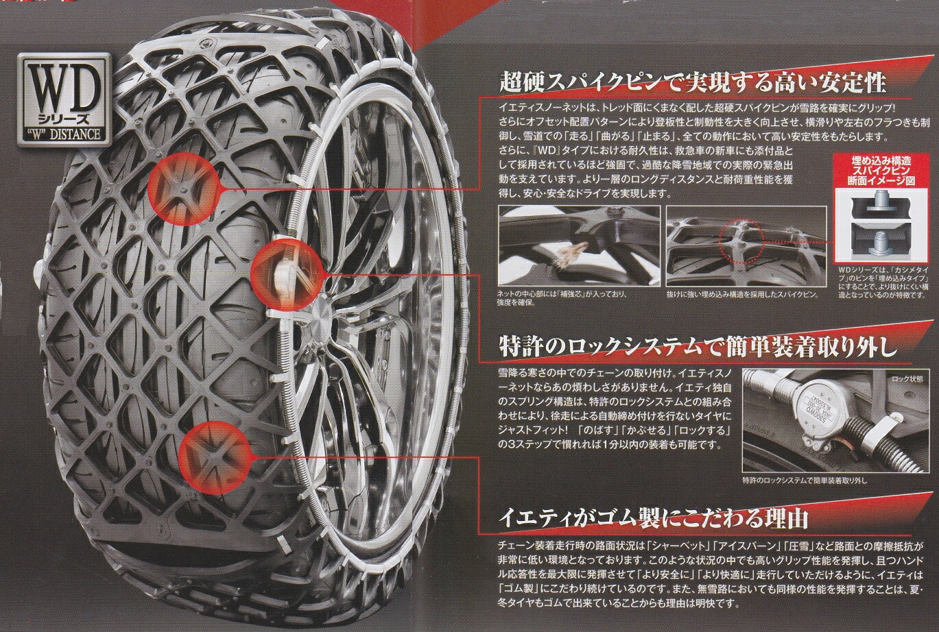 楽天市場】【225/60R18等対応】 イエティ スノーネット WDシリーズ