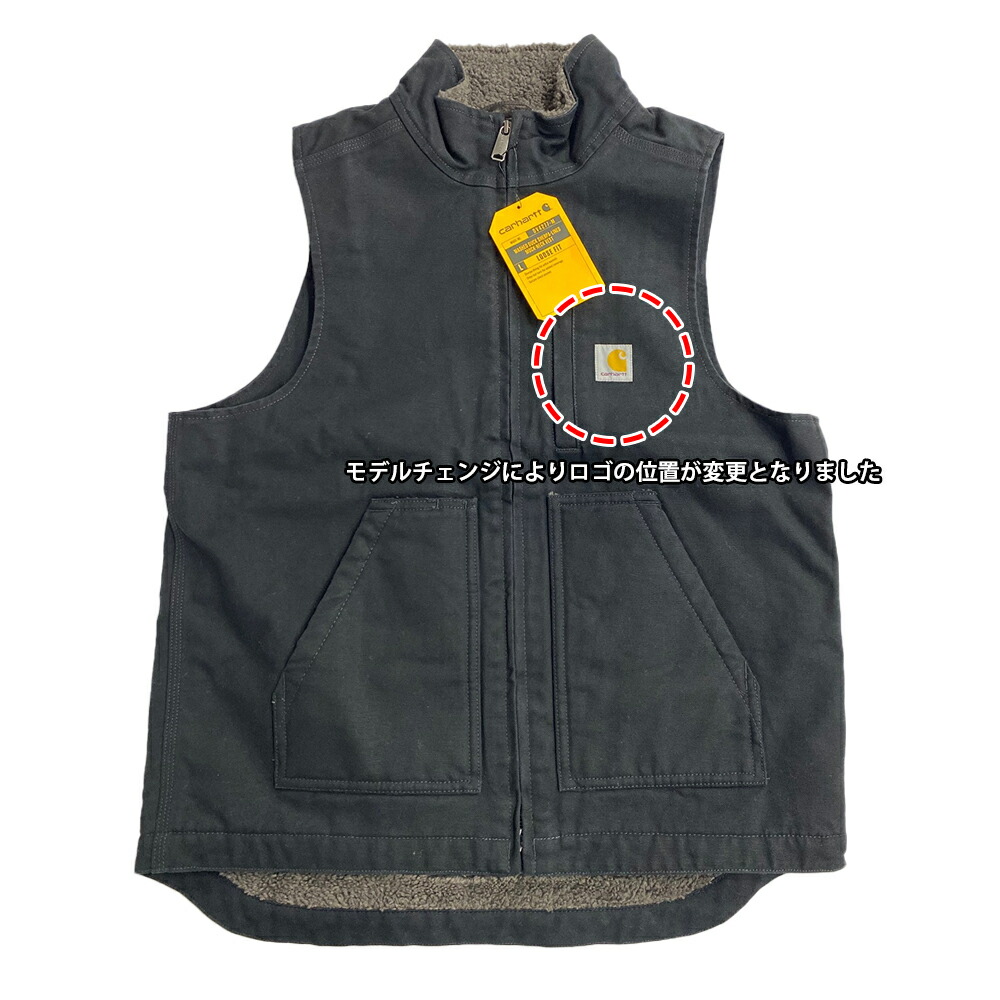 楽天市場】カーハート ベスト Carhartt Duck Mock Neck ダック モック