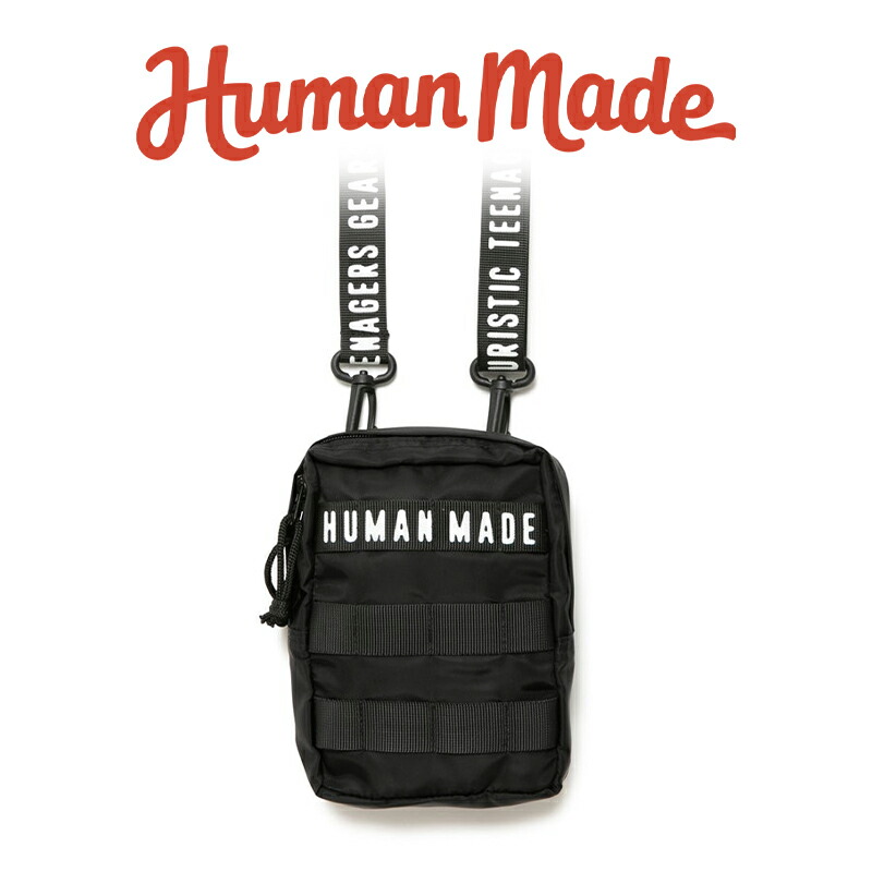 楽天市場】HUMAN MADE ショルダーポーチ ヒューマンメイド MILITARY