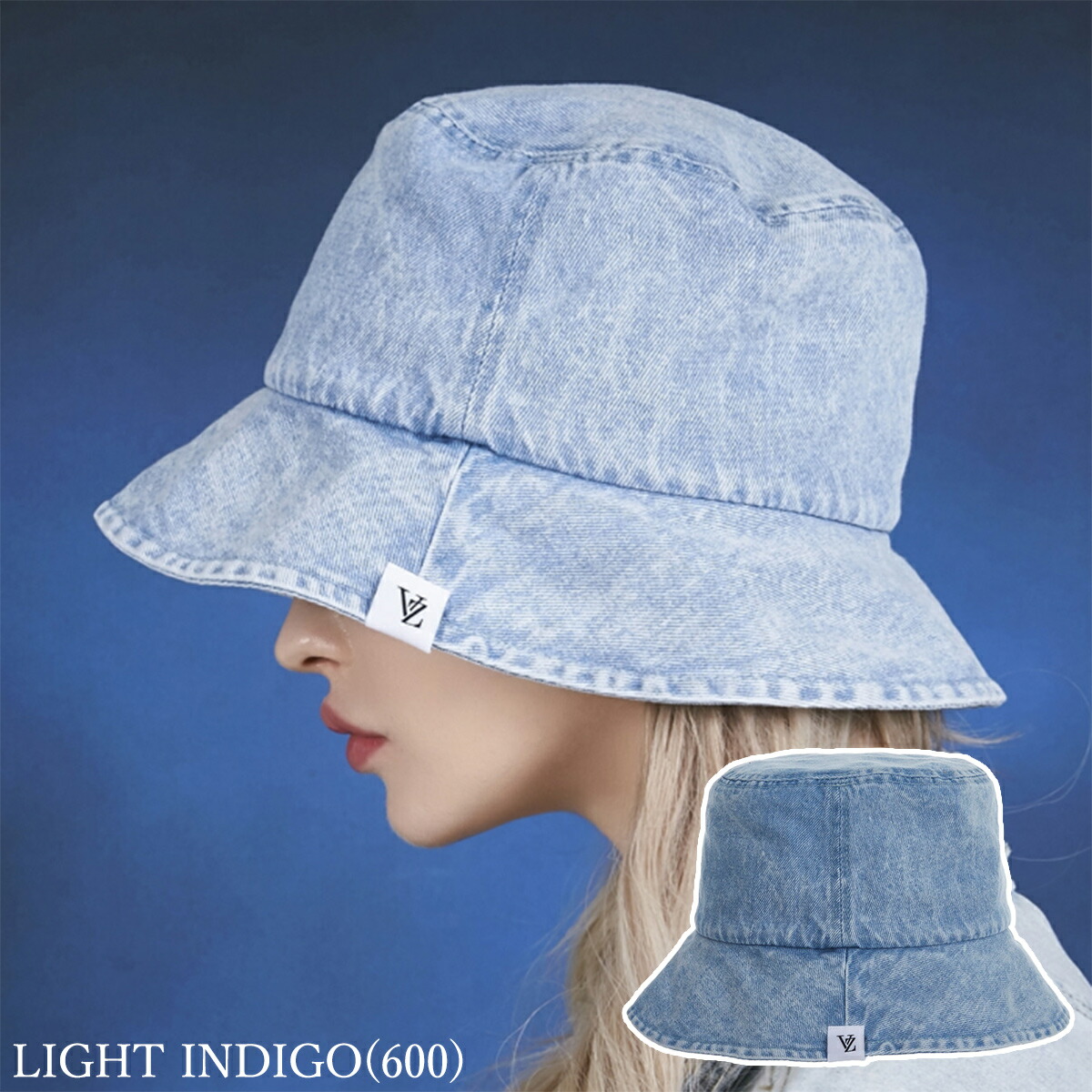 楽天市場】バザール バケットハット VARZAR Stone wash denim bucket