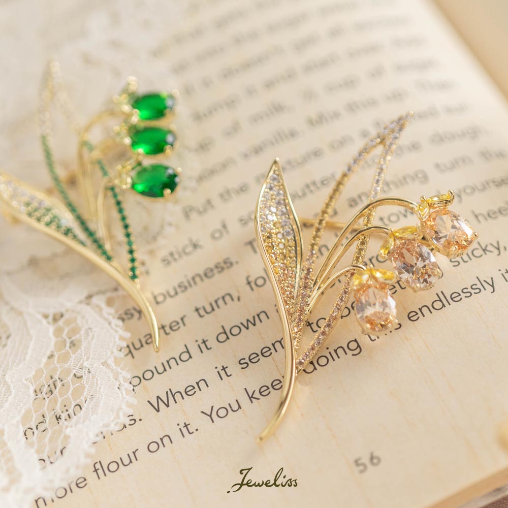 楽天市場】Jeweliss ブローチ スズラン レイ ray すずらん 鈴蘭 花