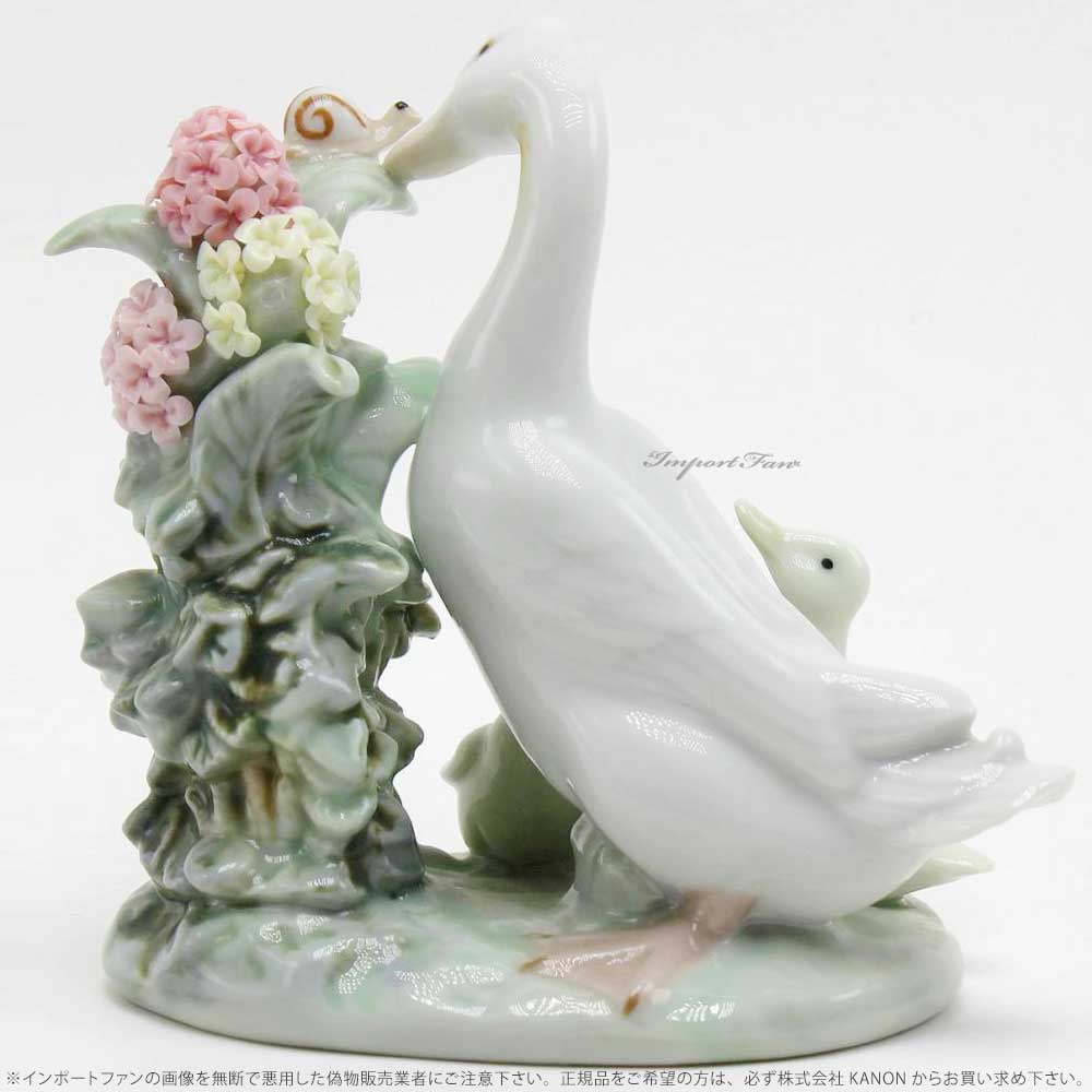 楽天市場】リヤドロ かたつむりとアヒルたち ヒヨコ 花 置物 01001439