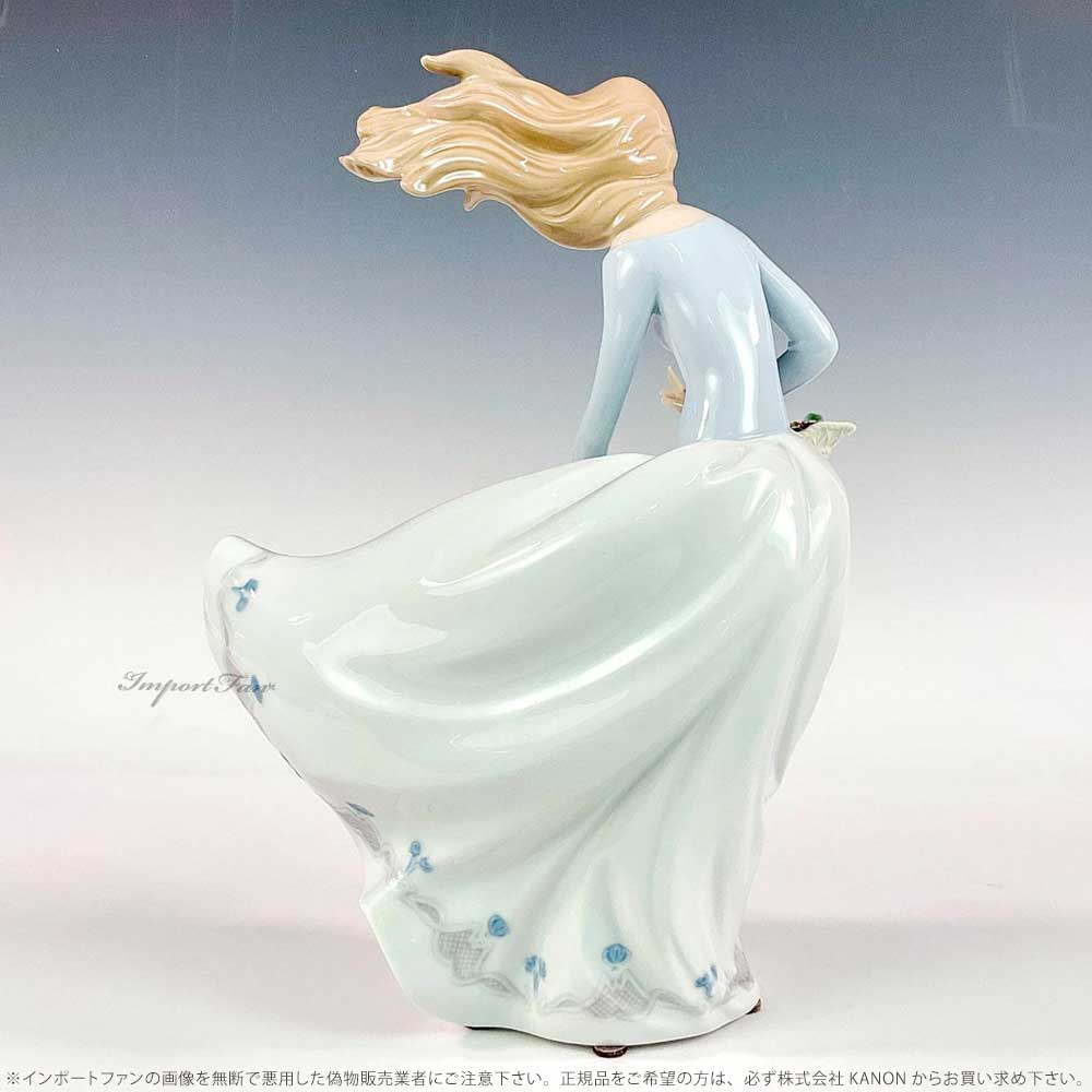 楽天市場】リヤドロ 風のいたずら 女性 花 置物 01006767 LLADRO