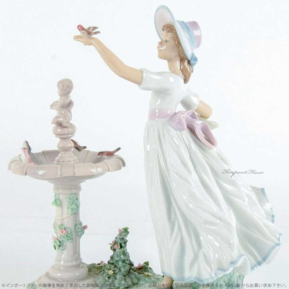 楽天市場】リヤドロ 春を告げる小鳥たち 少女 置物 01006106 LLADRO