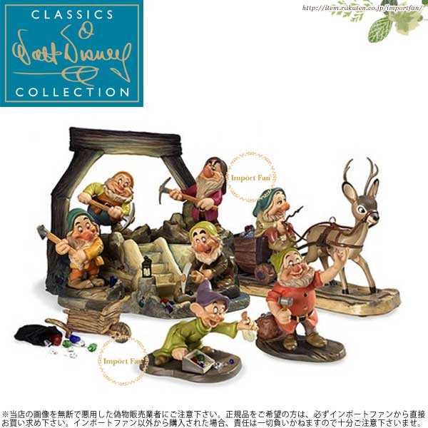 楽天市場】WDCC 白雪姫と7人の小人のトロッコ Snow White Dwarfs