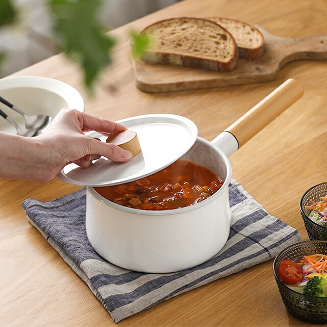 楽天市場】カイコ 片手鍋 片手鍋 K-001 琺瑯鍋 鍋 小鍋 ミルクパン