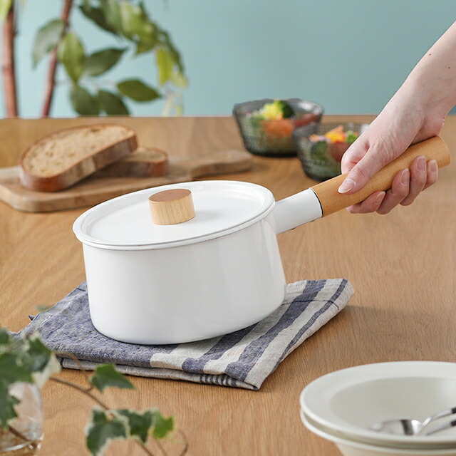 楽天市場】カイコ 片手鍋 片手鍋 K-001 琺瑯鍋 鍋 小鍋 ミルクパン