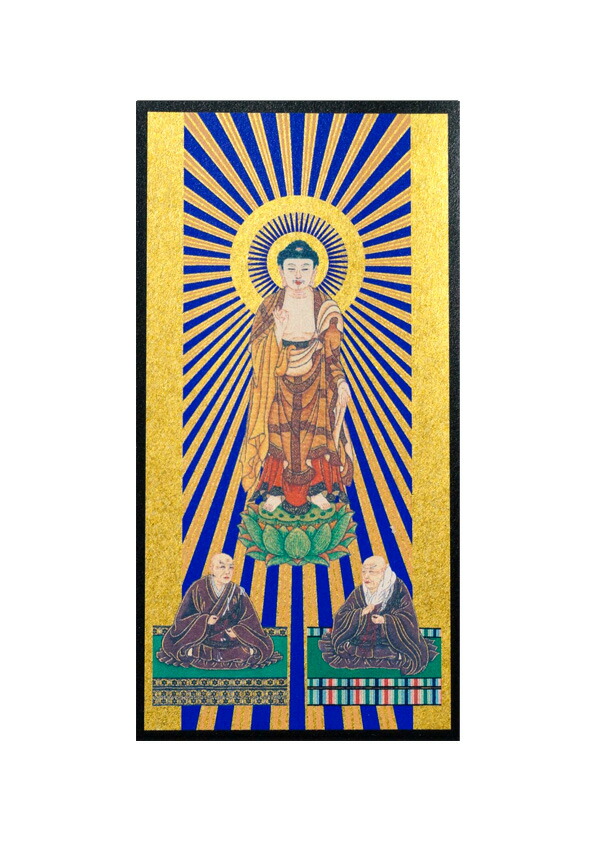 楽天市場】スタンド型 掛け軸 三尊仏 新世紀軸 クリア 大 小 選べる