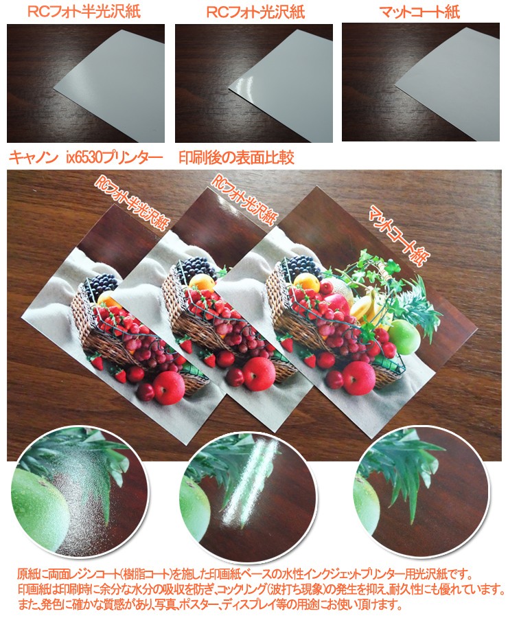 楽天市場】RCフォト光沢紙 【 幅 594mm / 610mm / 914mm / 1067mm
