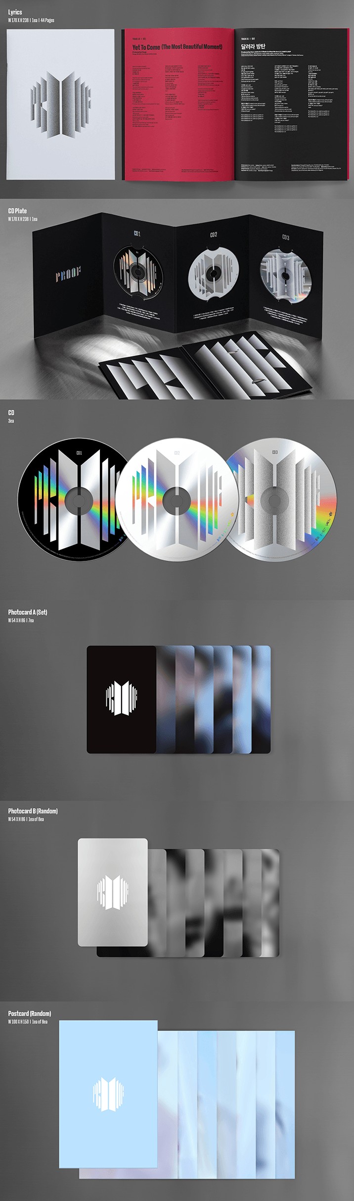 楽天市場】☆ 2種セット☆ BTS - Proof (Standard+Compact) プルーフ