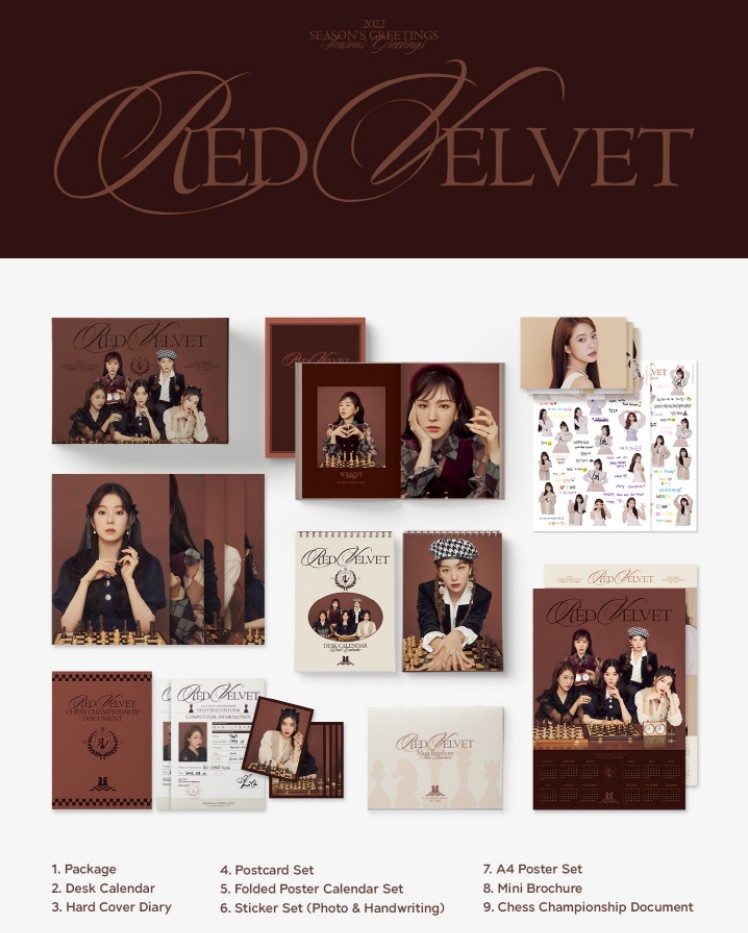 楽天市場】☆店舗特典あり☆Red Velvet 2022 SEASON'S GREETINGS