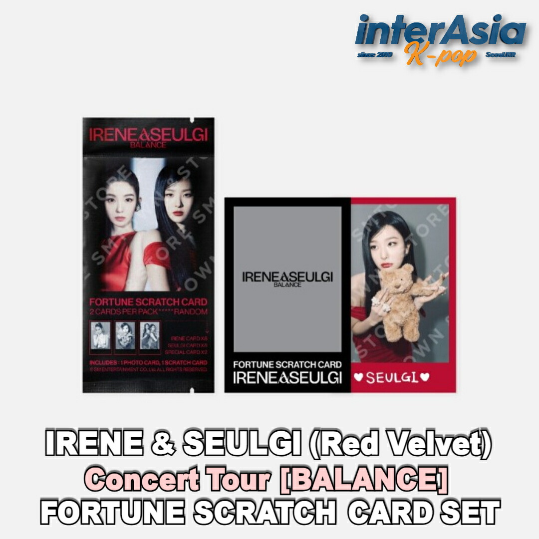 楽天市場】IRENE & SEULGI (Red Velvet) - Concert Tour 【BALANCE