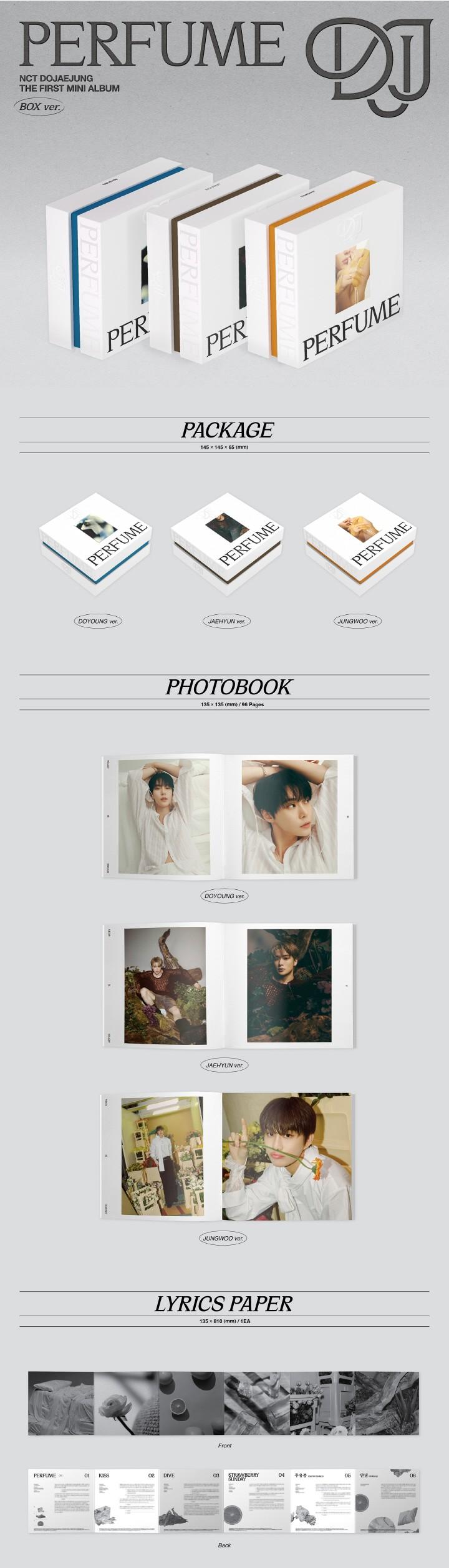 楽天市場】NCT DOJAEJUNG - The First Mini Album 「Perfume」 BOX ver
