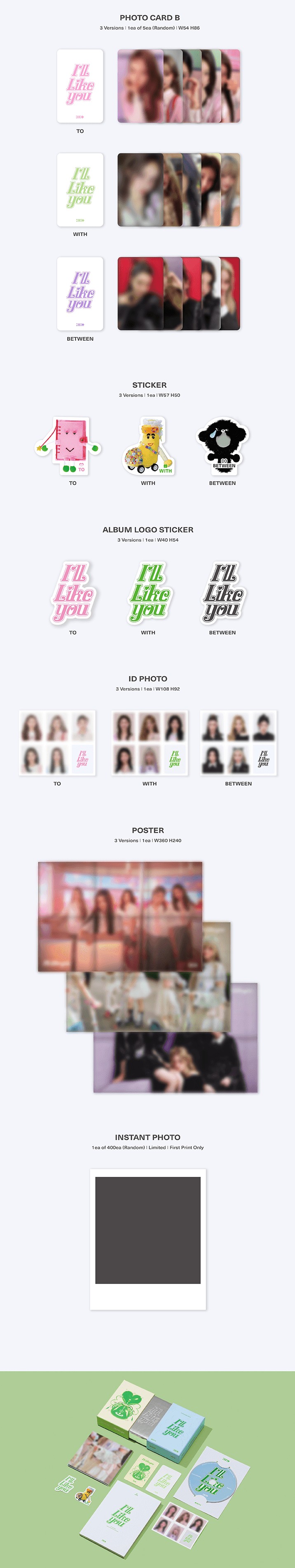 楽天市場】☆Weverse特典☆3種セット☆ ILLIT - 2nd Mini Album 「I'LL