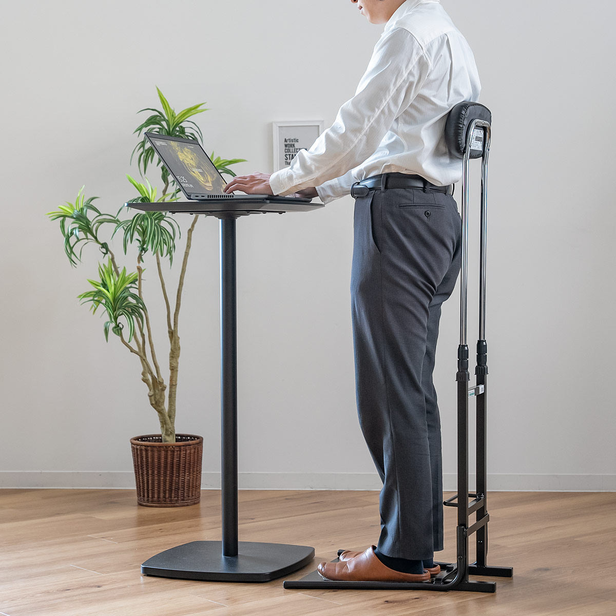 楽天市場】オフィスチェア 腰痛 チェアスタンド 立ち姿勢サポート