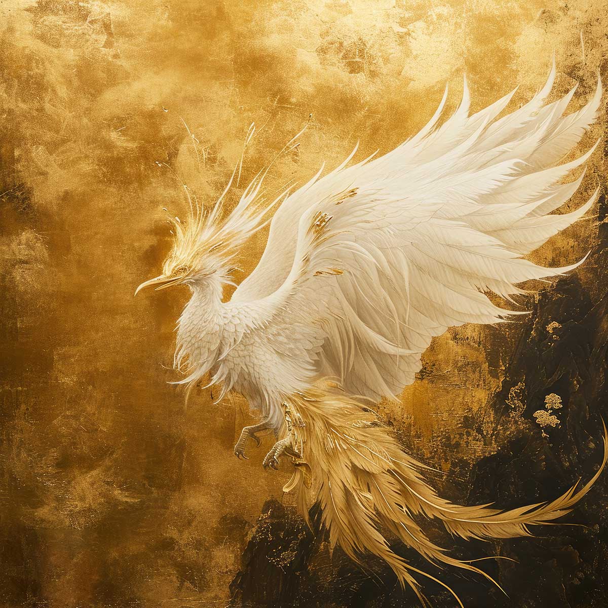 楽天市場】鳳凰 ほうおう フェニックス 開運 正方形ポスター 豪華 絵画